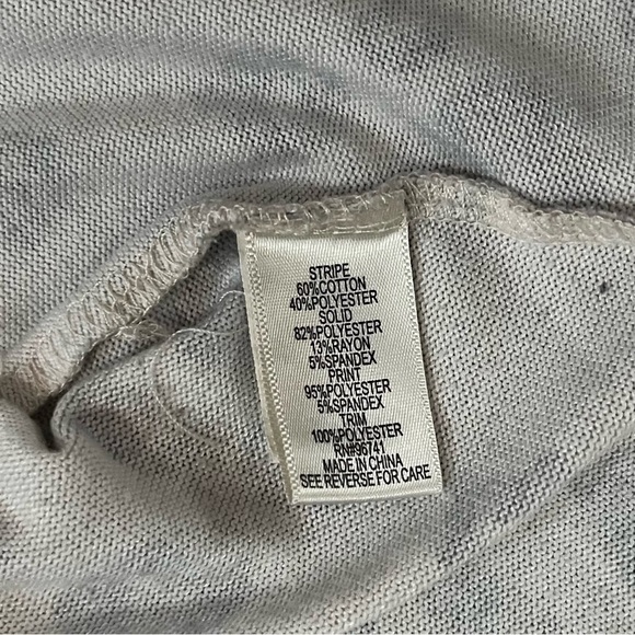 L & S cardigan top tunic boho style multicolored striped cheetah print Small - Picture 12 of 15